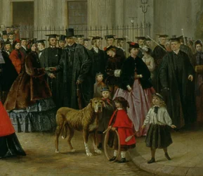 Grau Manhã em Cambridge em 1863 óleo sobre tela detalhe de 169477